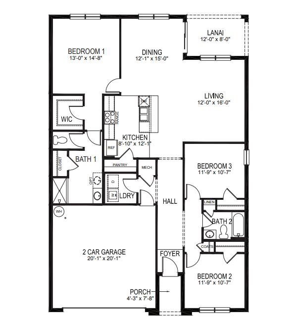 498 Seaspray Drive Fort Pierce, FL 34945 - Photo 38 of 38 ARIA FLOORPLAN