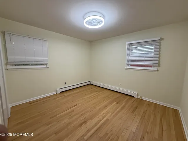 wooden floor in a room