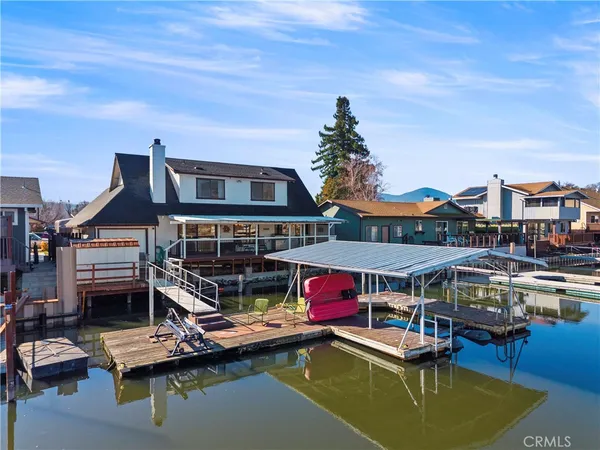 a view of a house with roof deck