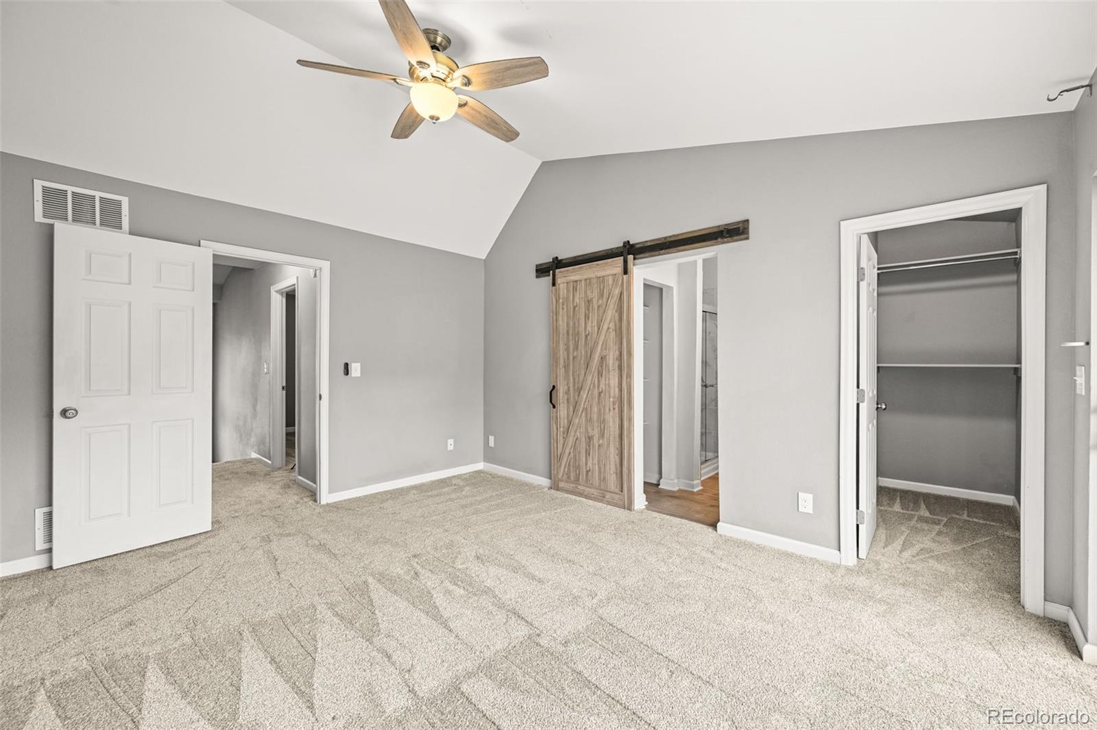 232 South Oman Road Castle Rock, CO 80104 - Photo 30 of 50 an empty room with closet and a ceiling fan