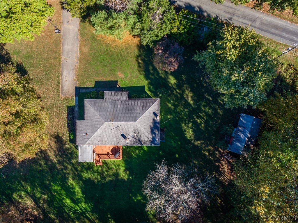 268 Old Sheppards Road Farmville, VA 23901 - Photo 27 of 37 an aerial view of a house with a yard
