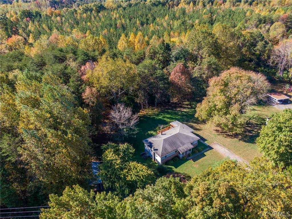 268 Old Sheppards Road Farmville, VA 23901 - Photo 28 of 37 an aerial view of a house with yard