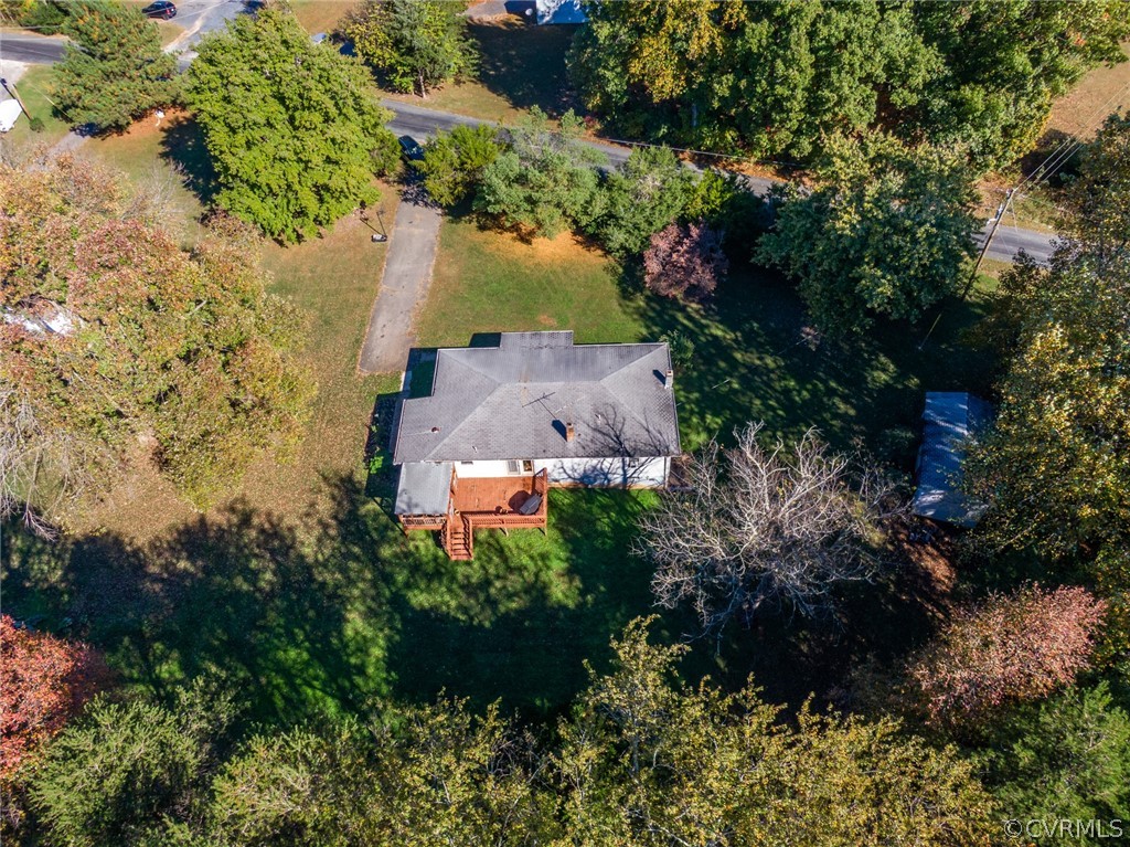 268 Old Sheppards Road Farmville, VA 23901 - Photo 32 of 37 an aerial view of a house with a yard