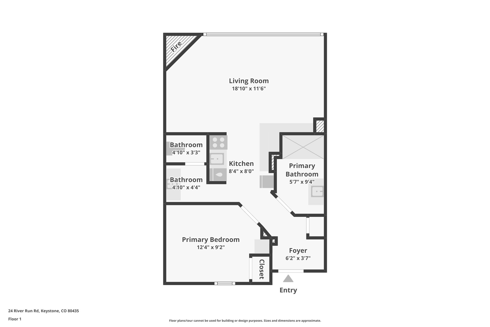 24 River Run Road, Unit 2907 Keystone, CO 80435 - Photo 37 of 37 a picture of a floor plan