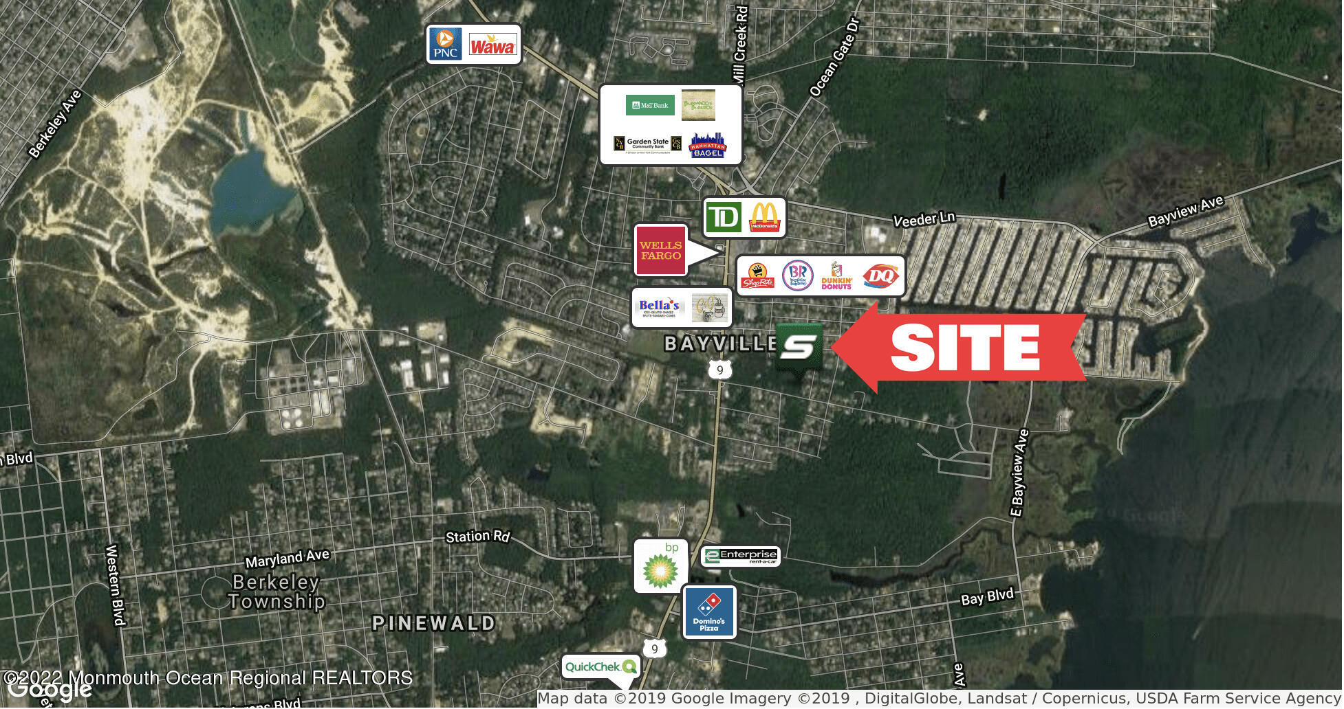 Sloop Creek Retail Map