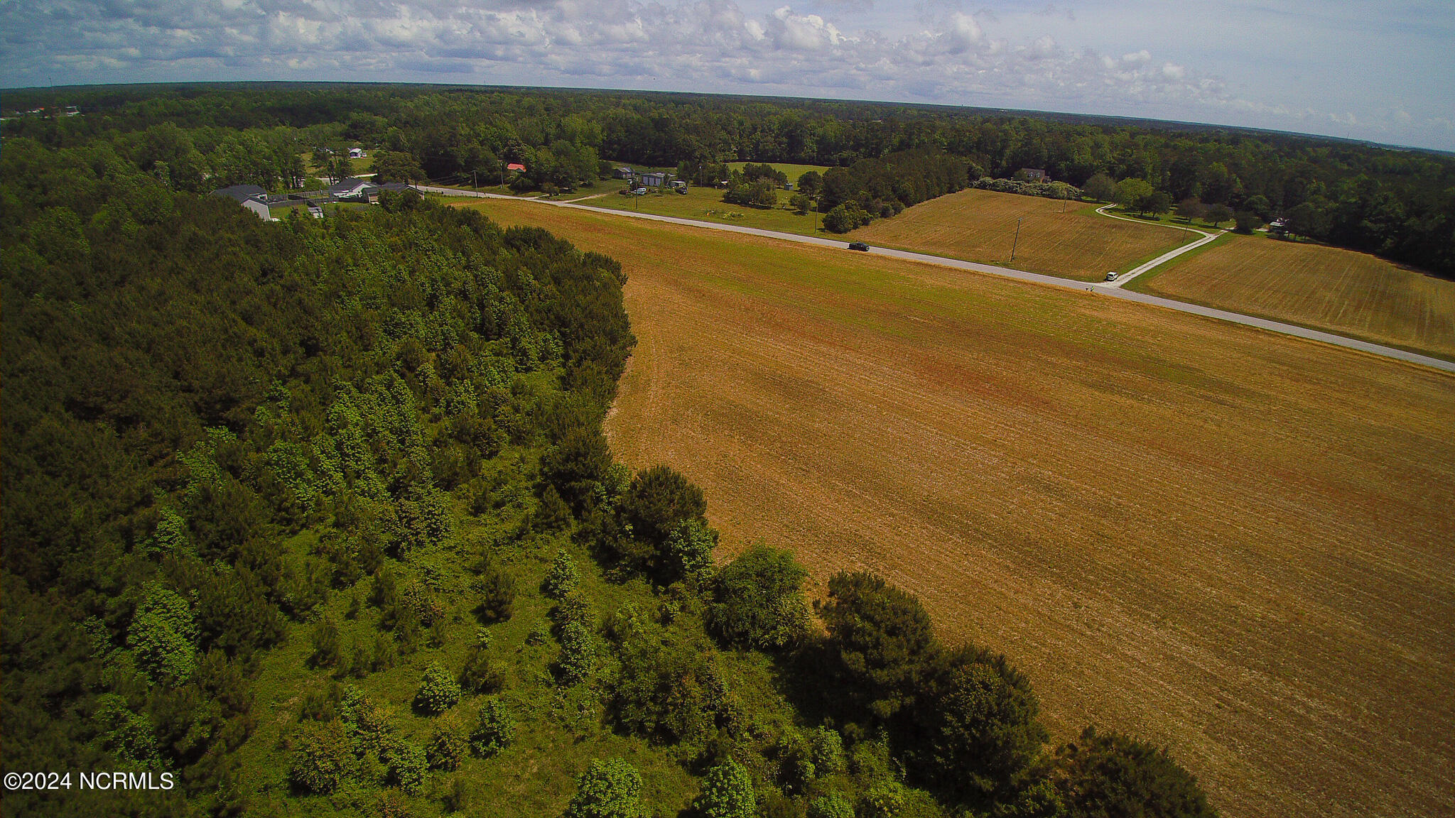 0 Queens Creek Road Hubert, NC 28539 - Photo 15 of 30 A wooded and cleared portion of lot 3 with portions of lots 1 and 2 across the street
