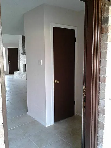 a view of a hallway with a hallway