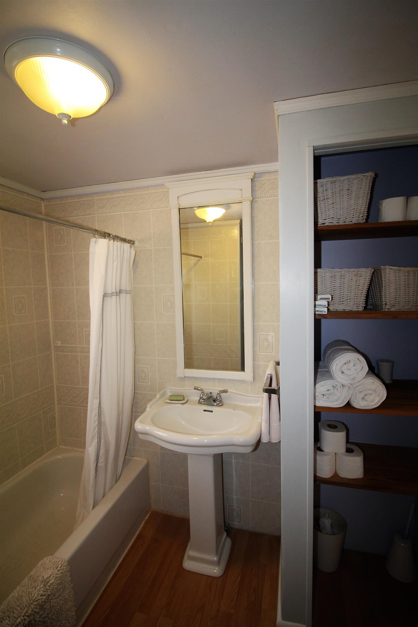 7205 Sleepy Hollow Road Fairview, TN 37062 - Photo 15 of 26 a bathroom with a sink toilet and shower