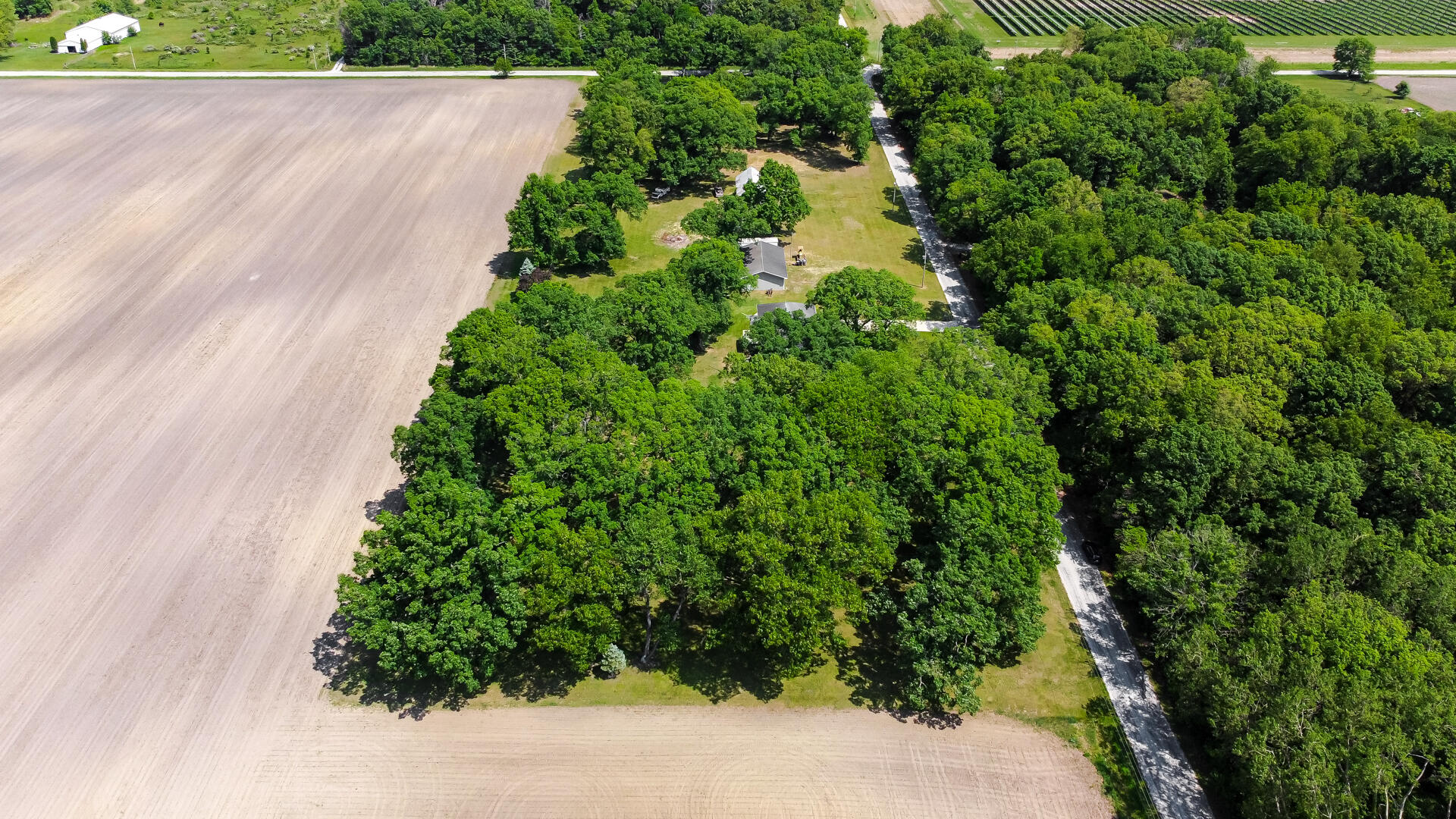 8135 South 600 East Monterey, IN 46960 - Photo 28 of 34 a view of a garden with a pathway