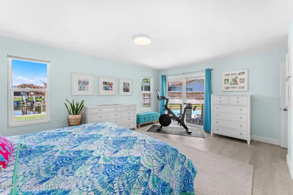 a lake view with a garden view