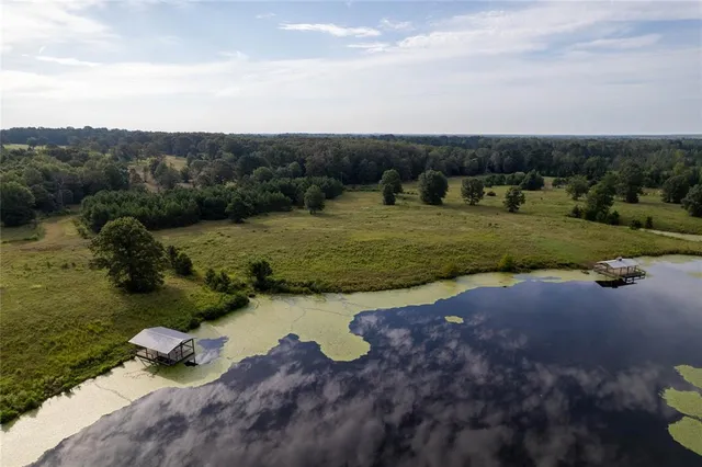 a view of a street with an ocean view