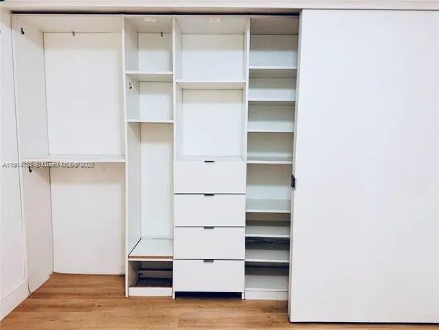 a view of wooden fence