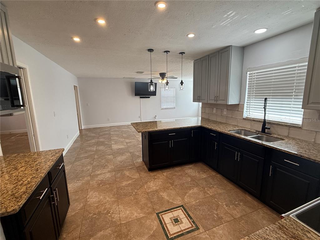 3801 Durant Road Valrico, FL 33596 - Photo 7 of 53 a kitchen with stainless steel appliances granite countertop a sink and a stove