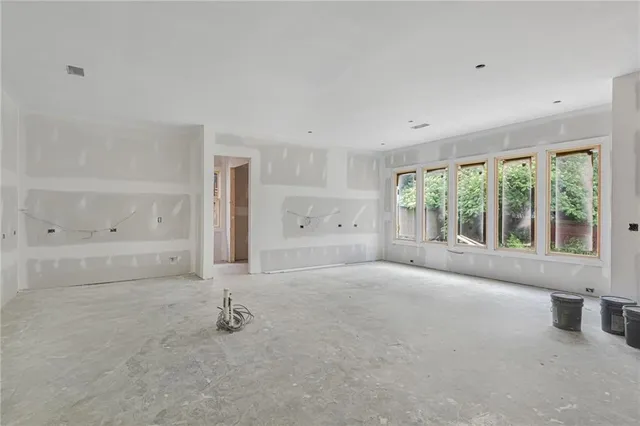 a view of an empty room