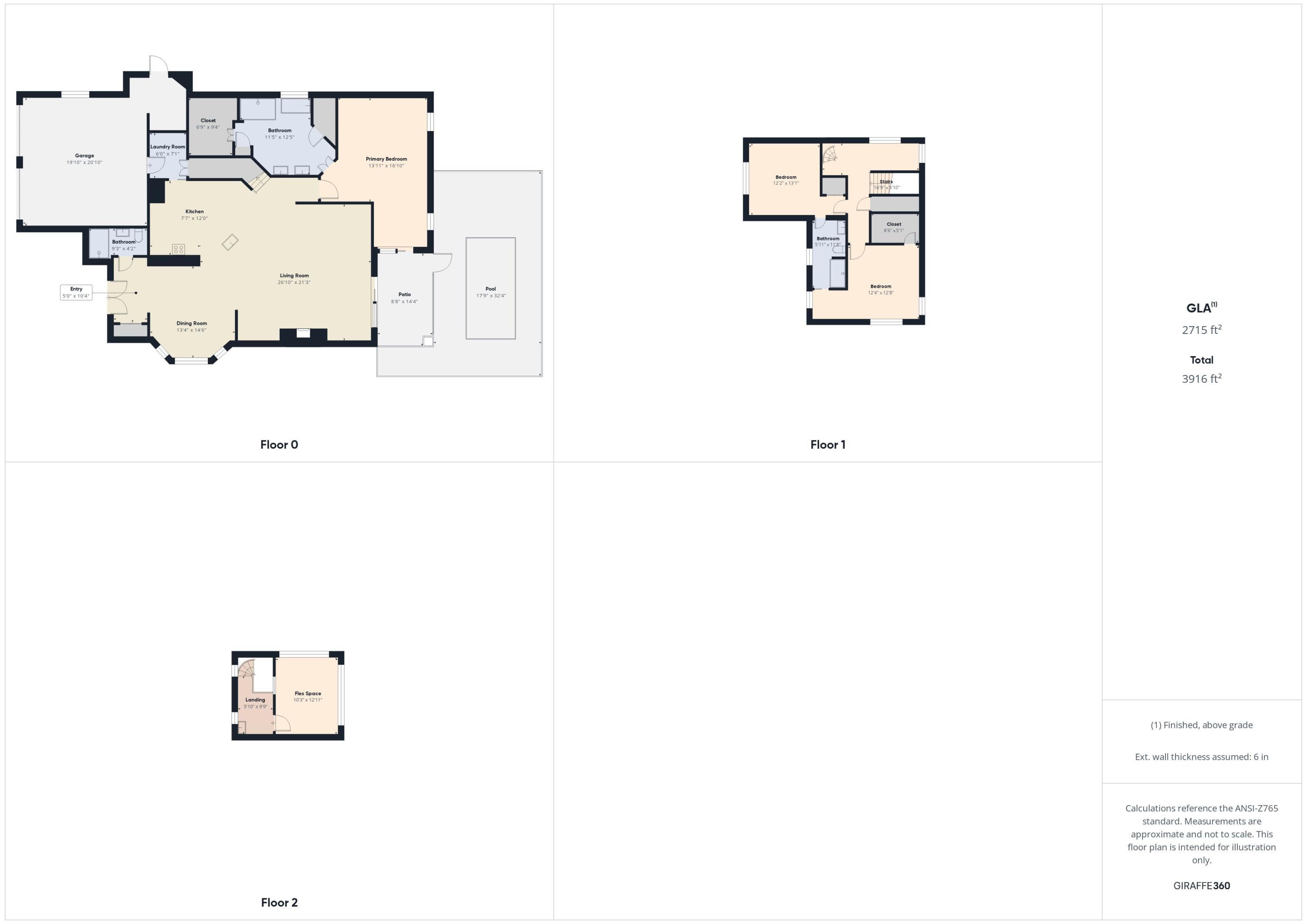 4634 Sunset Pointe Destin, FL 32541 - Photo 68 of 68 a picture of a floor plan