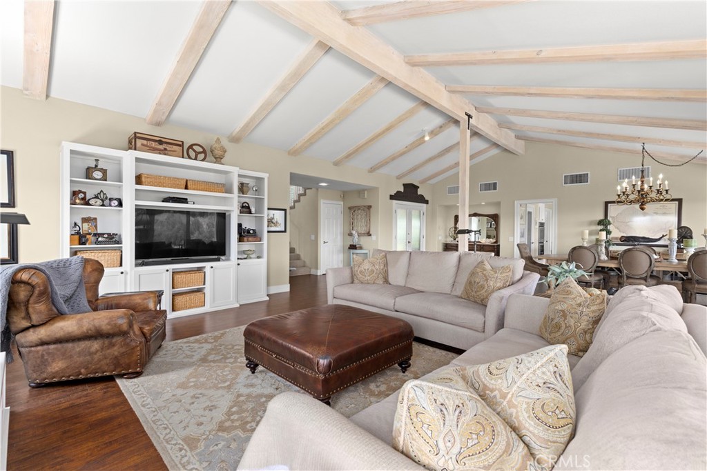 3237 Canonita Drive Fallbrook, CA 92028 - Photo 4 of 55 a living room with furniture and a flat screen tv