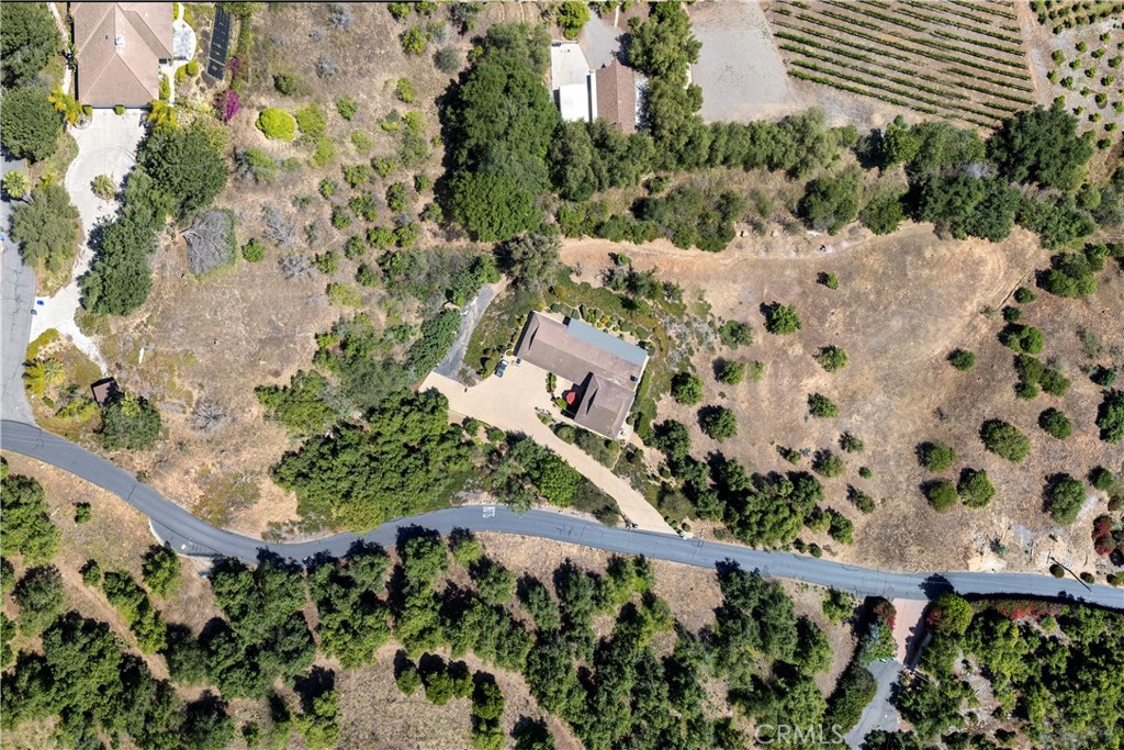 3237 Canonita Drive Fallbrook, CA 92028 - Photo 46 of 55 an aerial view of a house with a yard