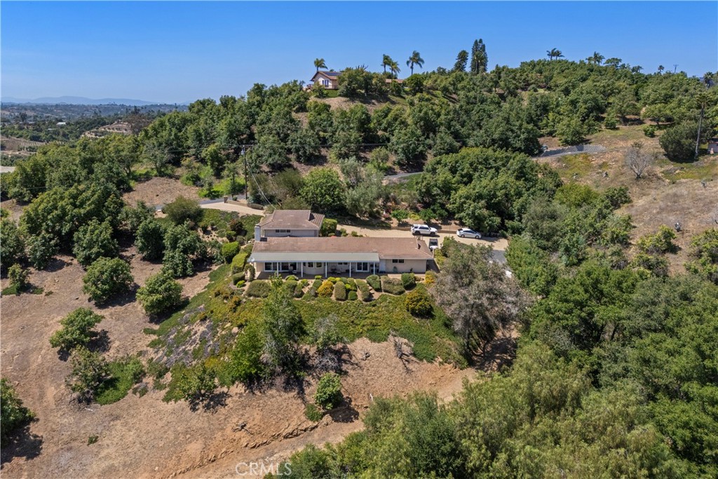 3237 Canonita Drive Fallbrook, CA 92028 - Photo 49 of 55 an aerial view of a house with a yard