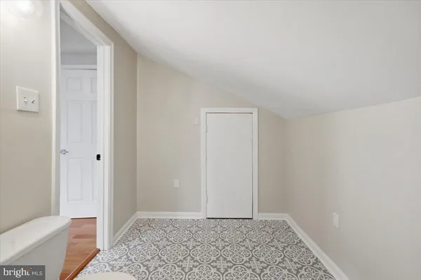 a view of hallway with window