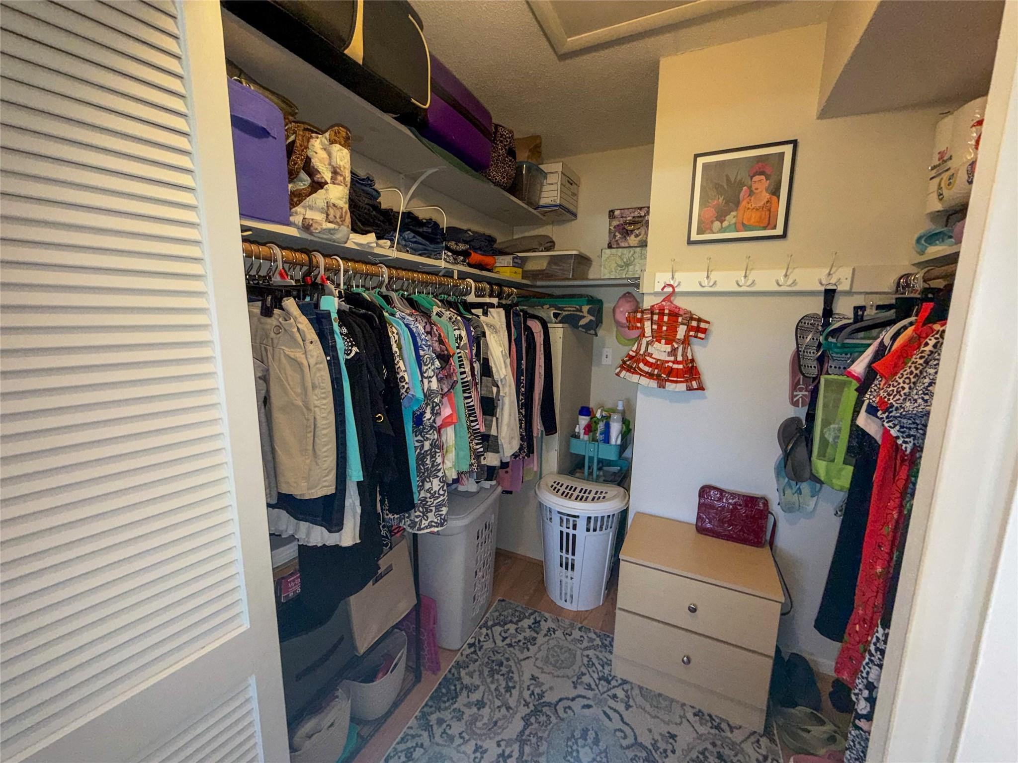 Undisclosed Address Boca Raton, FL 33431 - Photo 26 of 32 a view of walk in closet with clothes and shoes