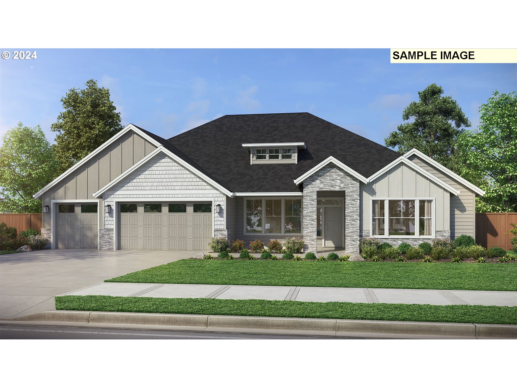 1104 South Mountain Place Ridgefield, WA 98642 - Photo 1 of 8 a front view of a house with a garden