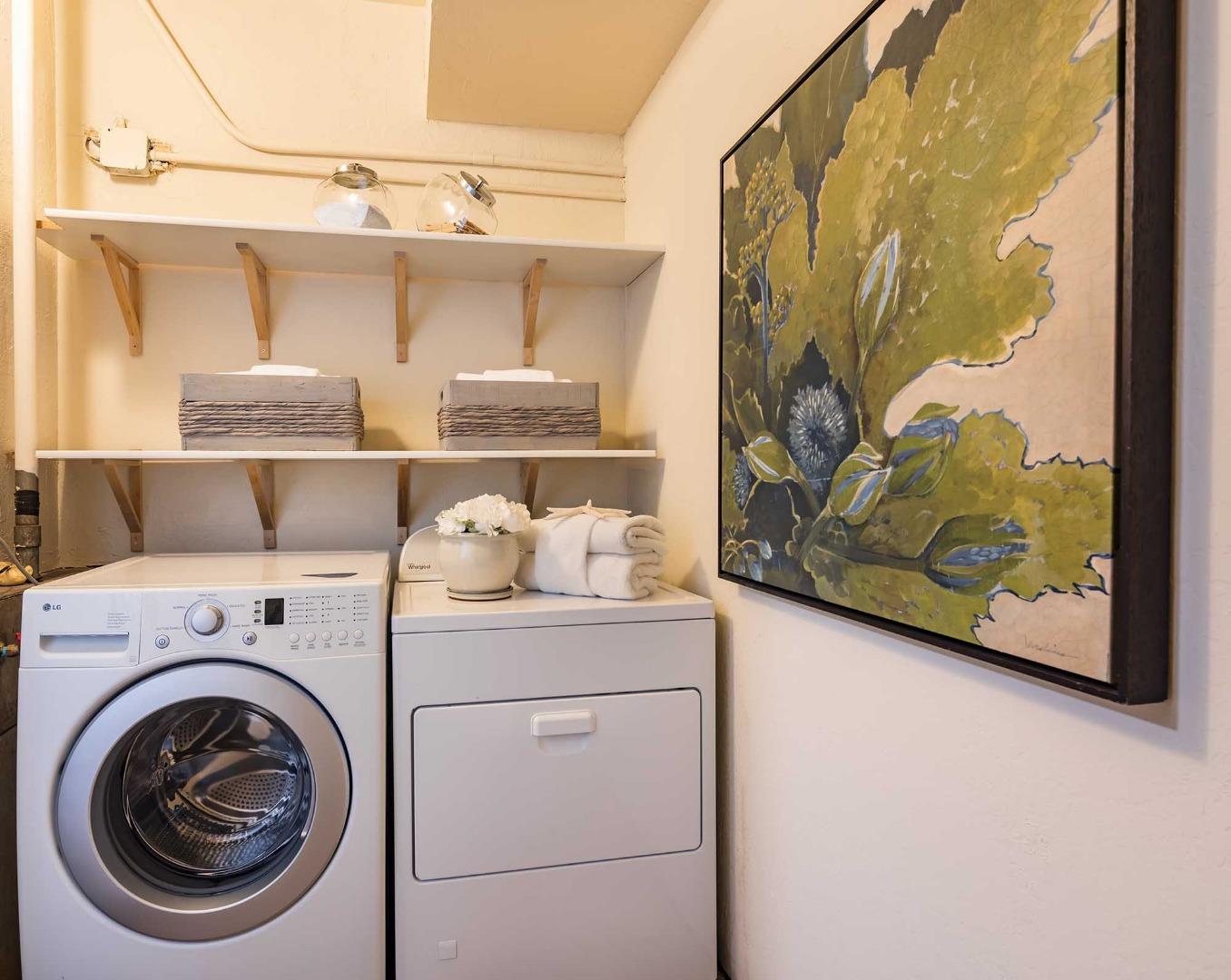 1110 Embarcadero Road Palo Alto, CA 94303 - Photo 13 of 23 a utility room with dryer and washer