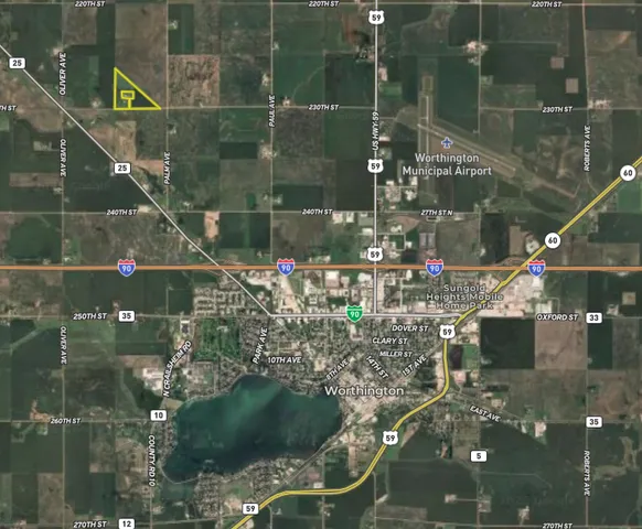 $520,000 | Tbd Tbd 230th Street, Worthington, MN 56187