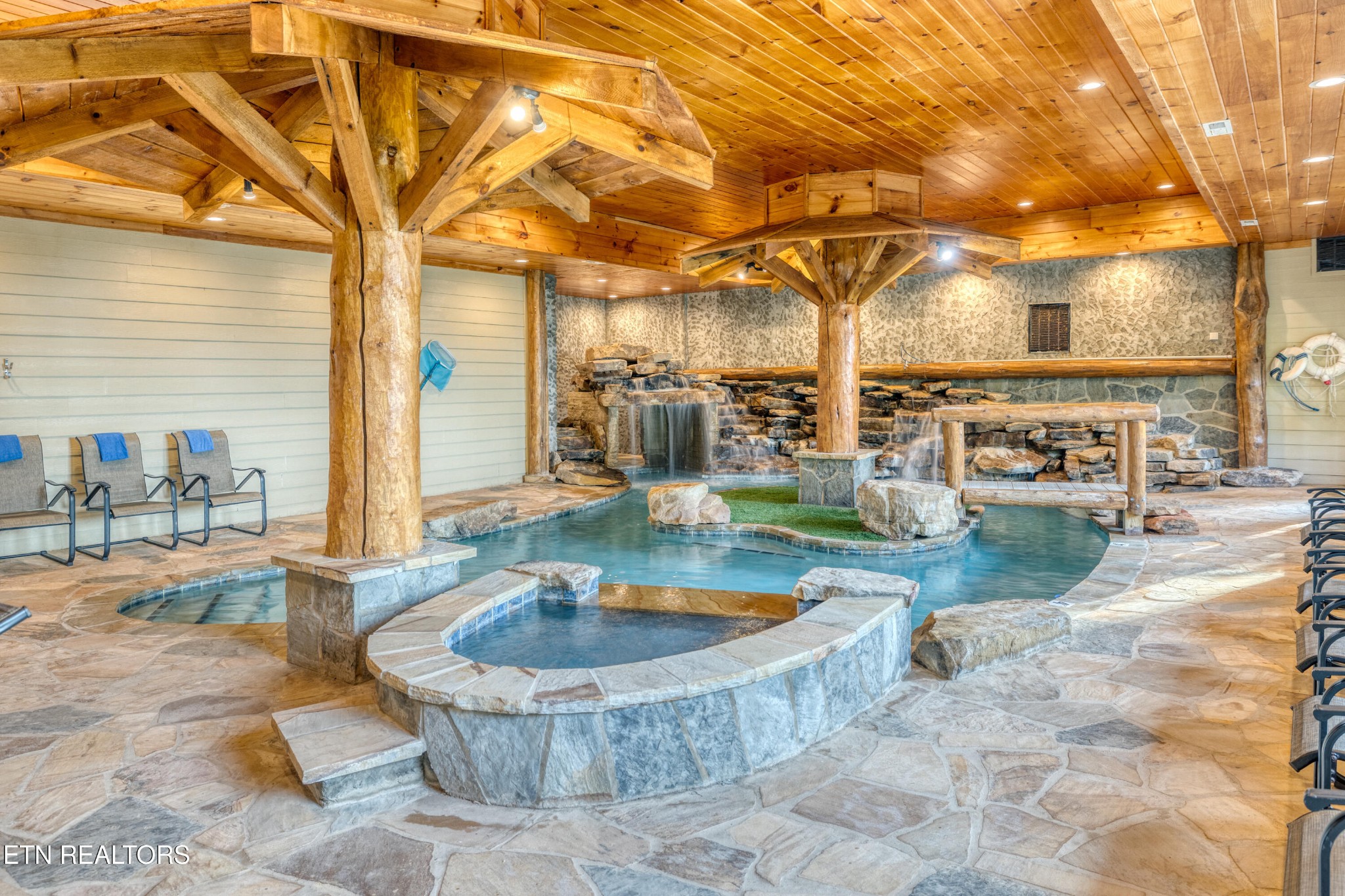 809 Pinecrest Way Sevierville, TN 37862 - Photo 26 of 60 a view of a swimming pool with a patio