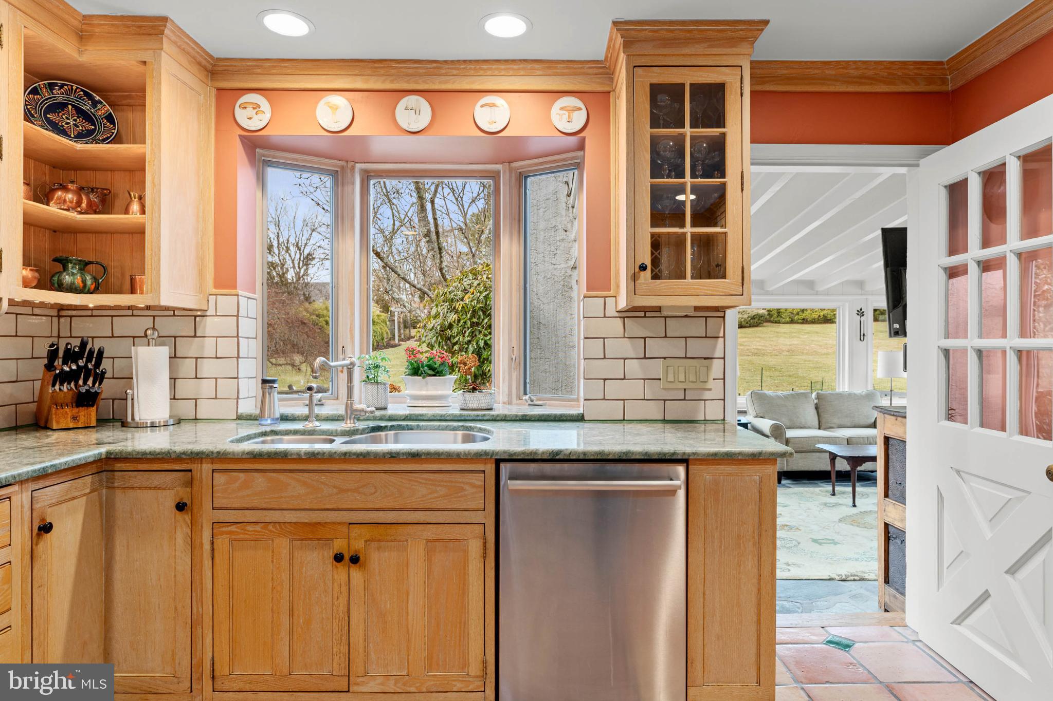 1 Treble Lane Malvern, PA 19355 - Photo 23 of 51 Charming kitchen with scenic garden views.