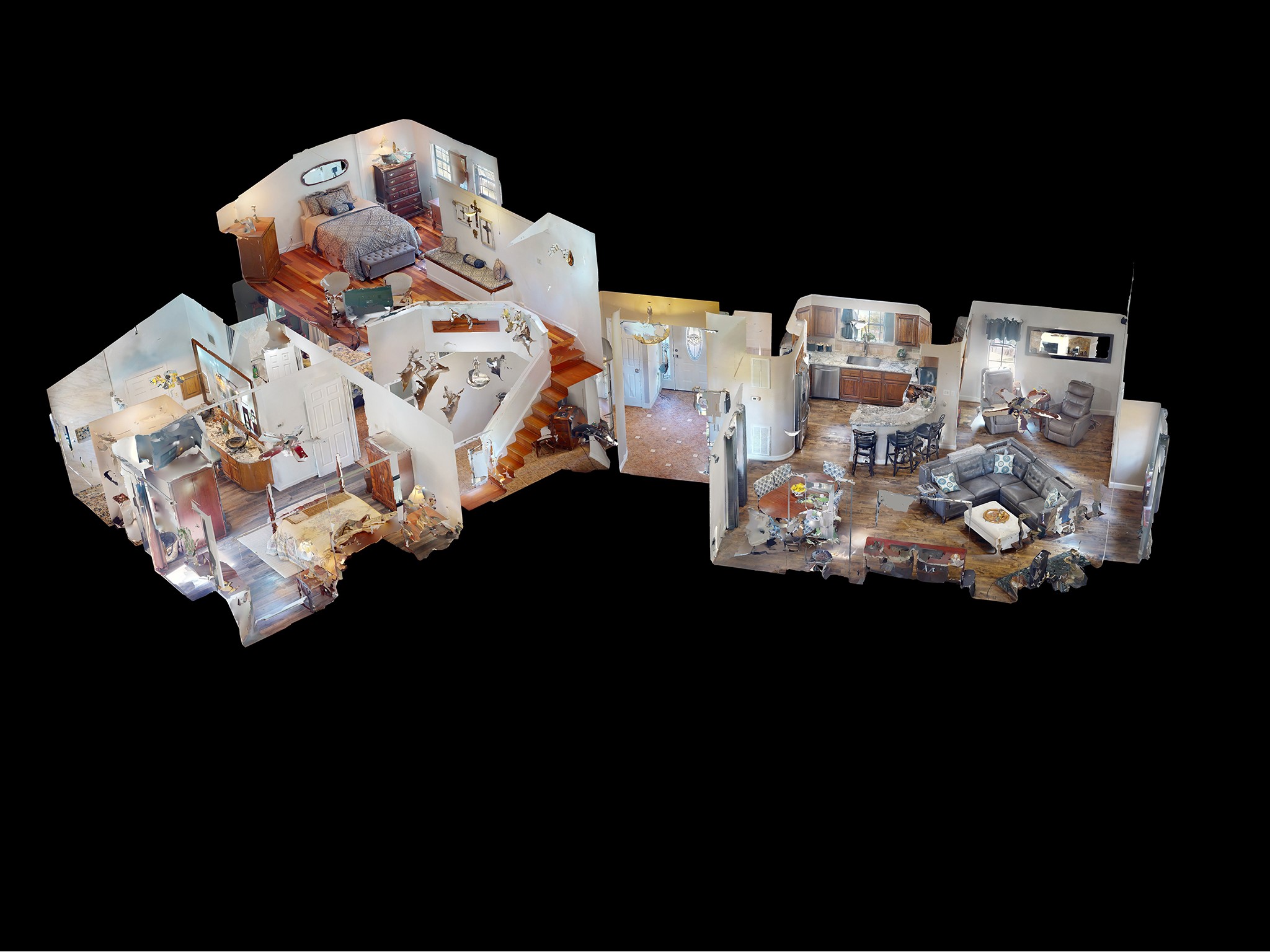 1505 Wagon Road Simonton, TX 77485 - Photo 50 of 50 a bed sitting in a bedroom next to a lamp