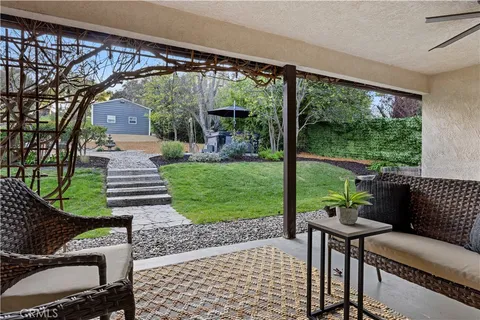 a view of a couches in the patio