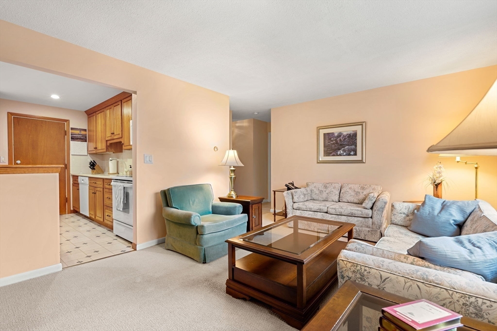62 Purchase Street, Unit C5 Danvers, MA 01923 - Photo 13 of 22 a living room with furniture and a kitchen view