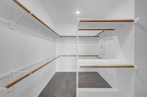 a view of a room with an empty space