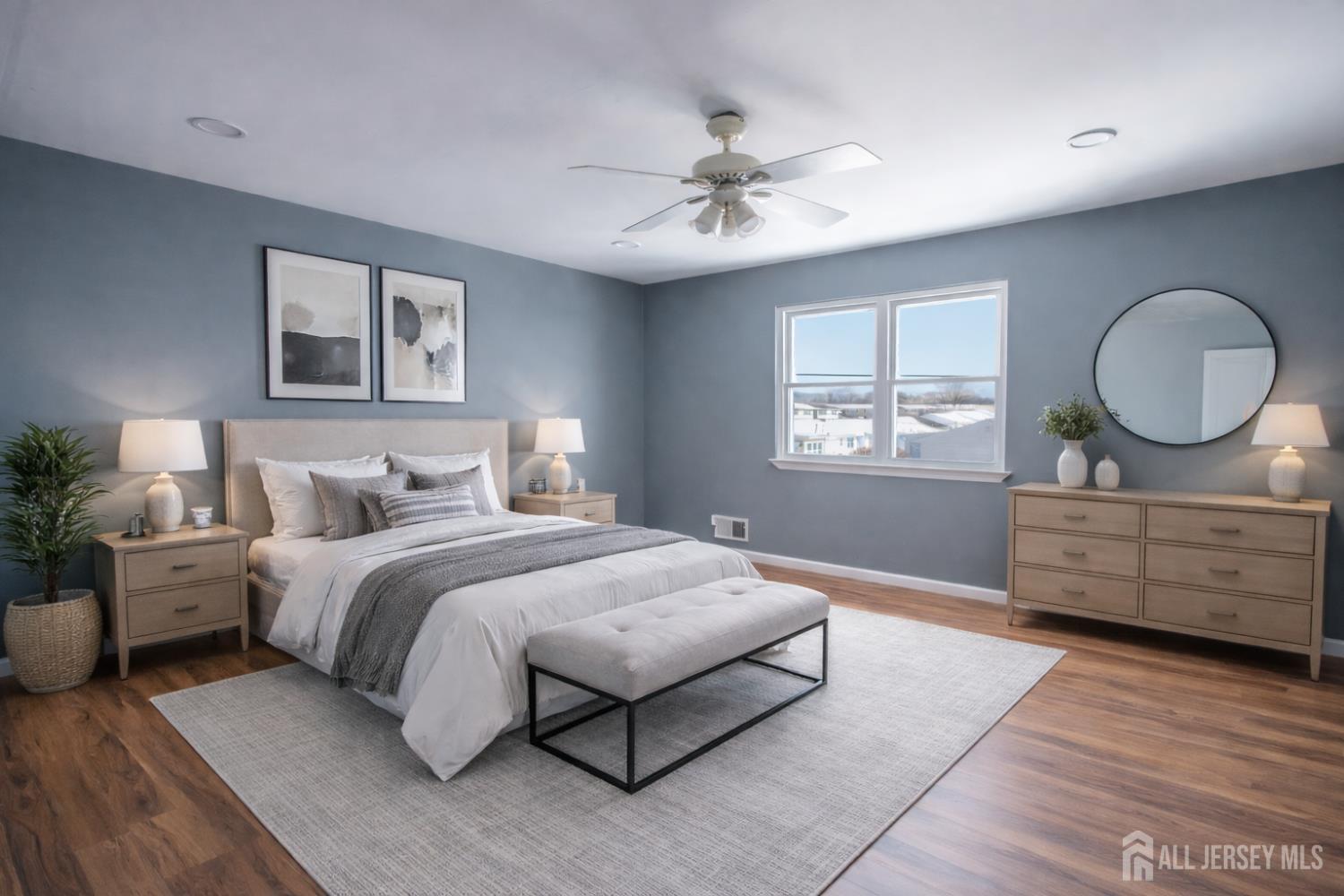 72 Haven Drive, Unit D Matawan, NJ 07747 - Photo 3 of 12 a bedroom with bed and window