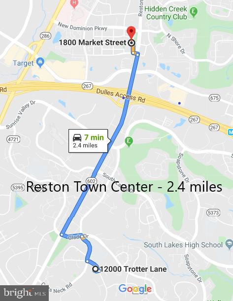 12000 Trotter Lane Reston, VA 20191 - Photo 59 of 60 2.4 miles to Reston Town Center