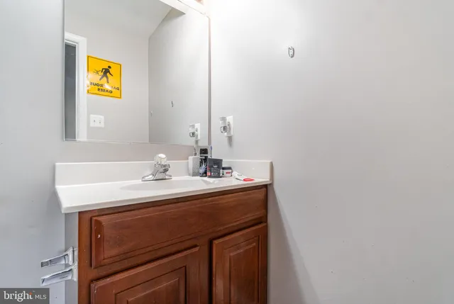 aerial view of a house with a yard