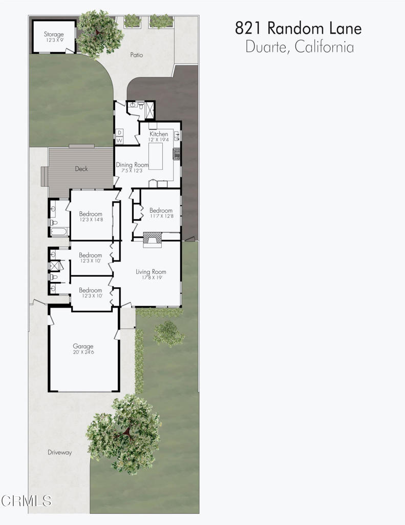 821 Random Lane Duarte, CA 91010 - Photo 28 of 28 Random-Lane-Floor-Plans