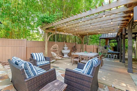 a front view of house with small garden