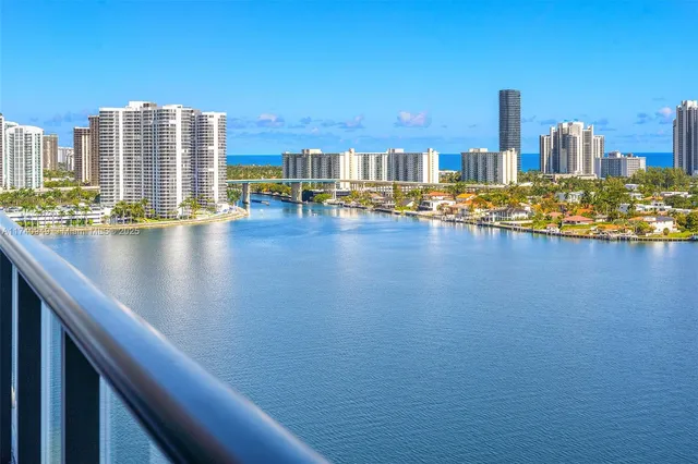 a view of terrace and city view