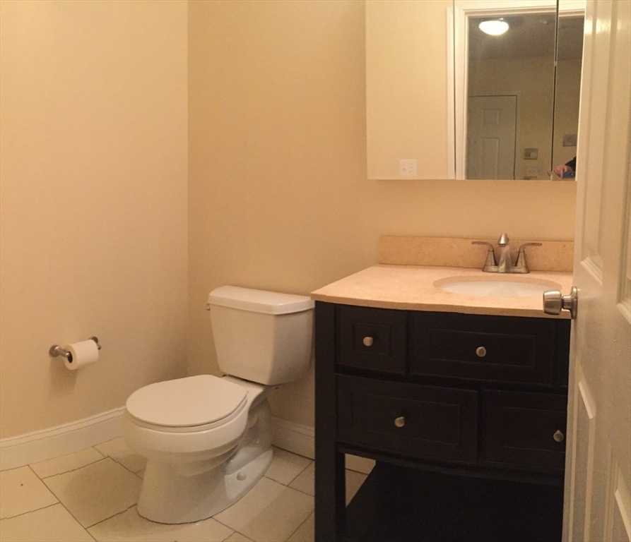 66 St James Street, Unit 209 Boston, MA 02119 - Photo 9 of 20 a bathroom with a sink a toilet and a mirror