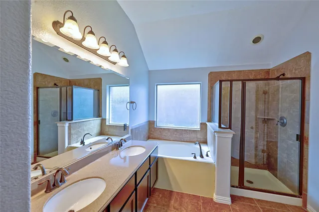 a view of a backyard of the house