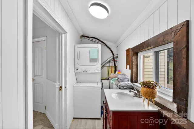 a room with storage and utility