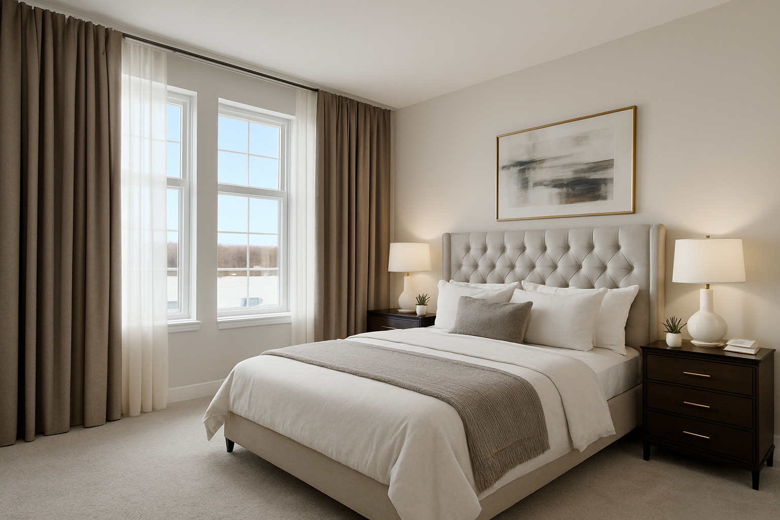 250 McHenry Road, Unit C1 Buffalo Grove, IL 60089 - Photo 5 of 35 a bedroom with a bed and a window