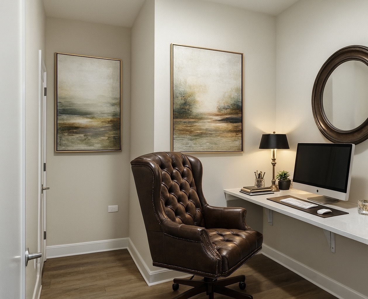 250 McHenry Road, Unit C1 Buffalo Grove, IL 60089 - Photo 7 of 35 a view of a workspace with furniture and a window