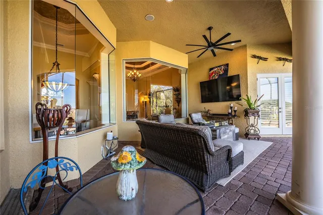 a view of an ocean from a balcony