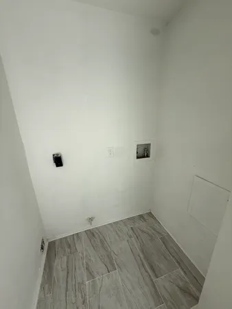 wooden floor in a bathroom