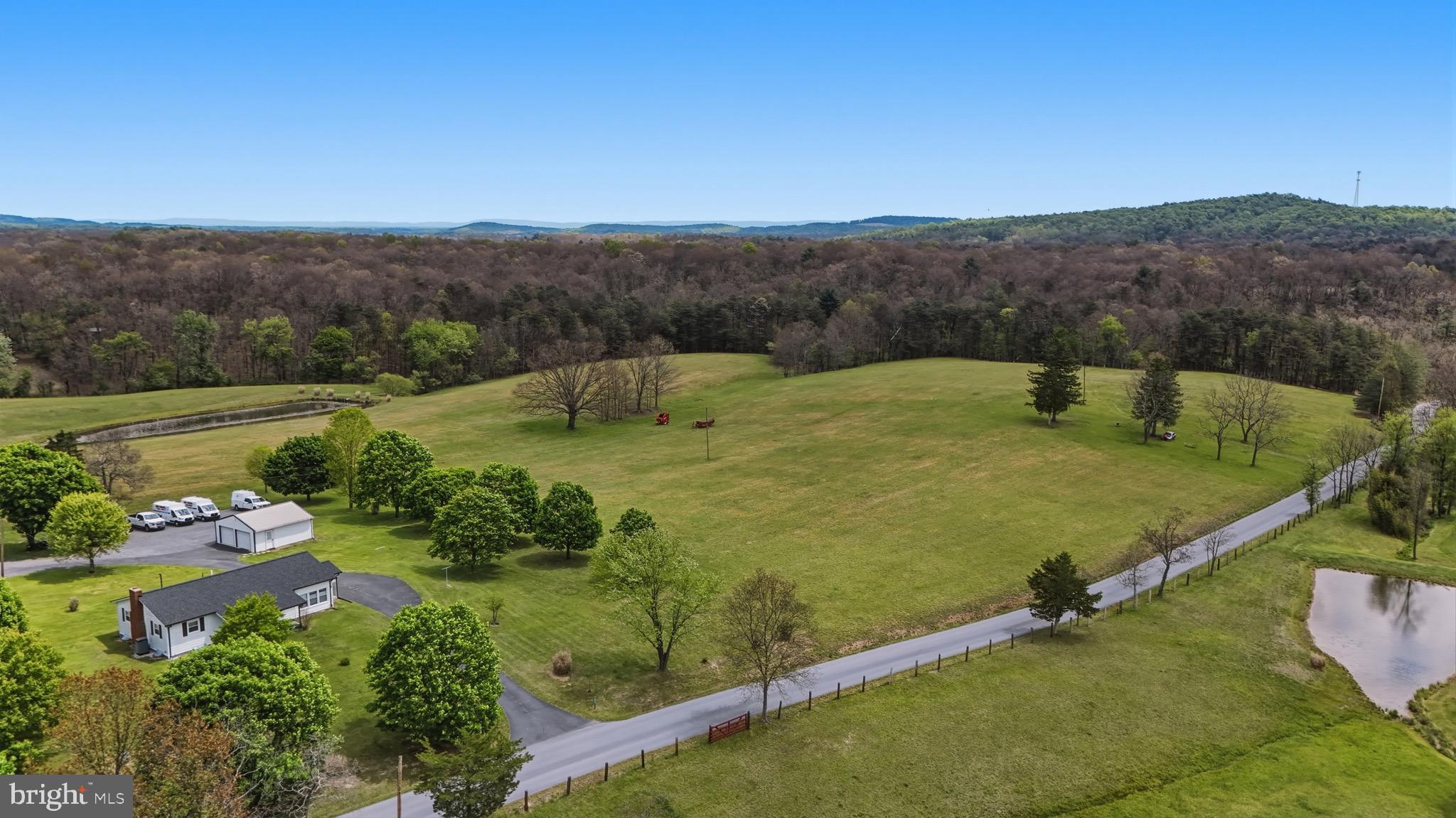 Providence Church Road Hedgesville, WV 25427 - Photo 13 of 13 an aerial view of residential houses with outdoor space