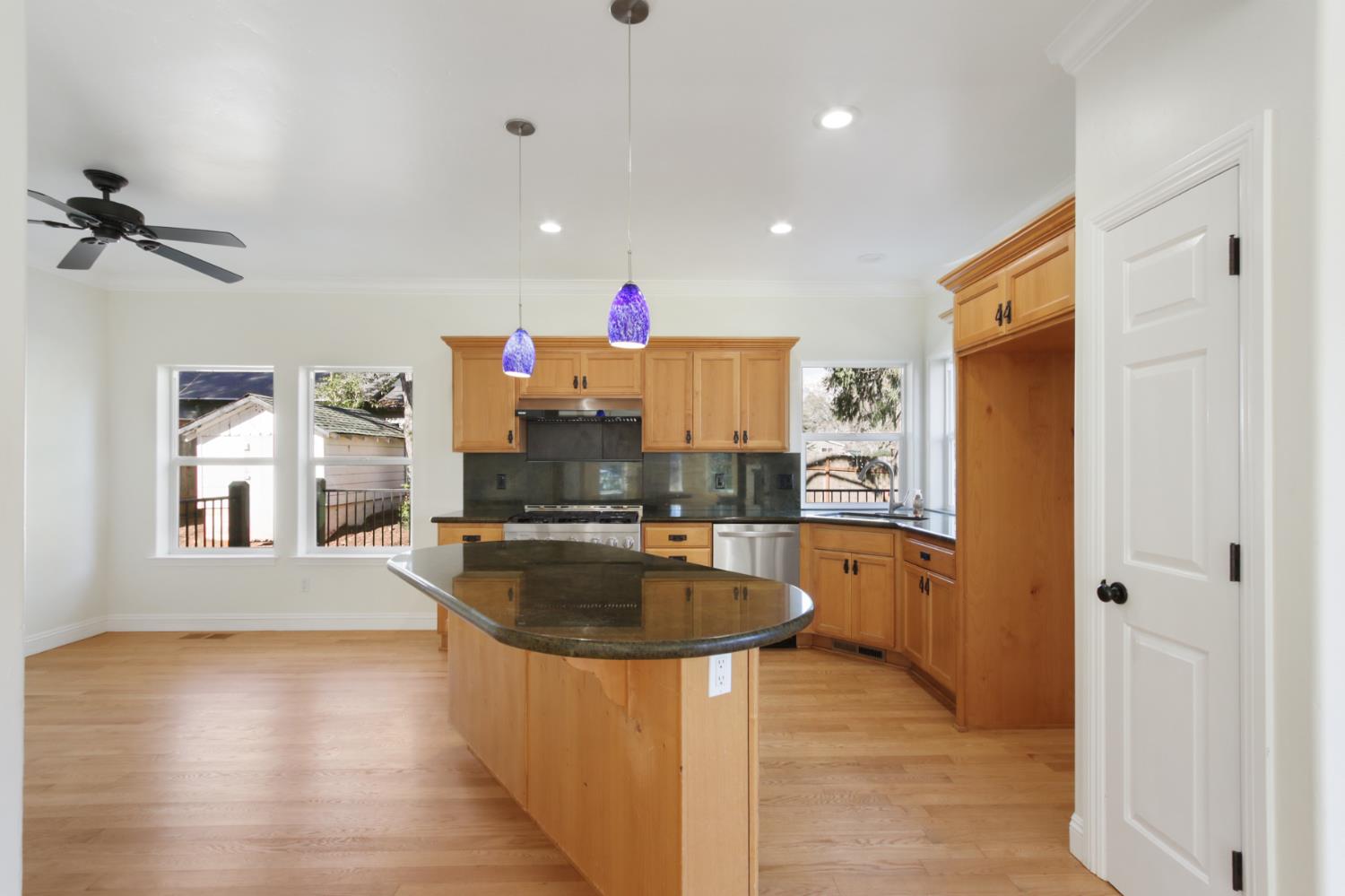 12930 Ridge Road Grass Valley, CA 95945 - Photo 17 of 62 a kitchen with sink refrigerator and stove