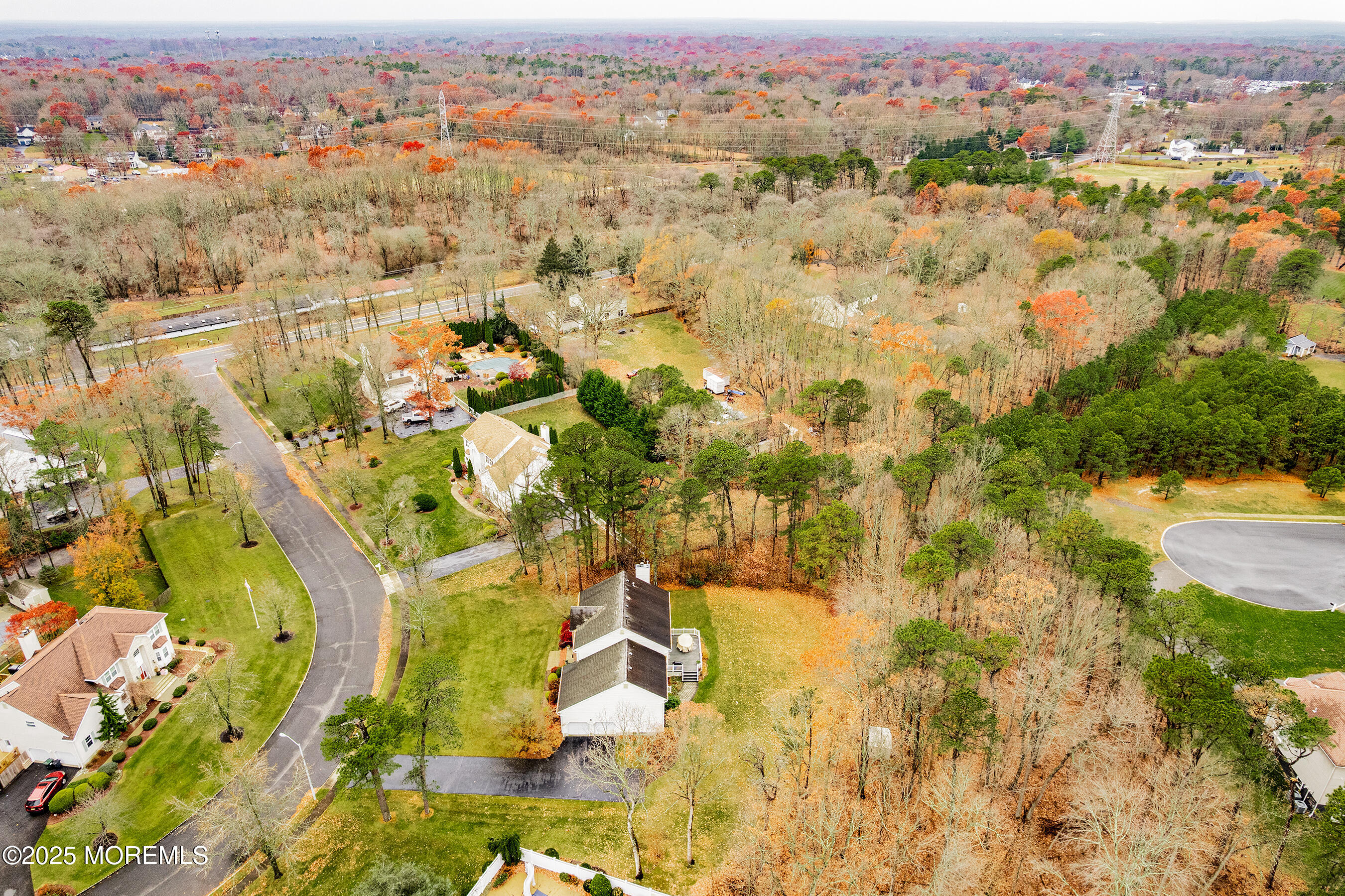 18 Serendipity Drive Jackson, NJ 08527 - Photo 45 of 46 an aerial view of residential building and lake view