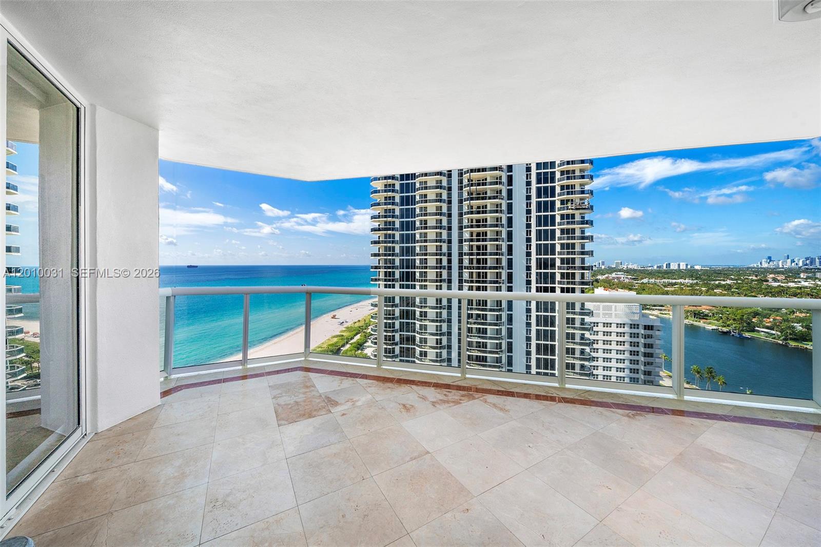4779 Collins Avenue, Unit 2404 Miami Beach, FL 33140 - Photo 17 of 26 a view of balcony with city view